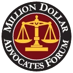 Million Dollar Advocates Forum badge